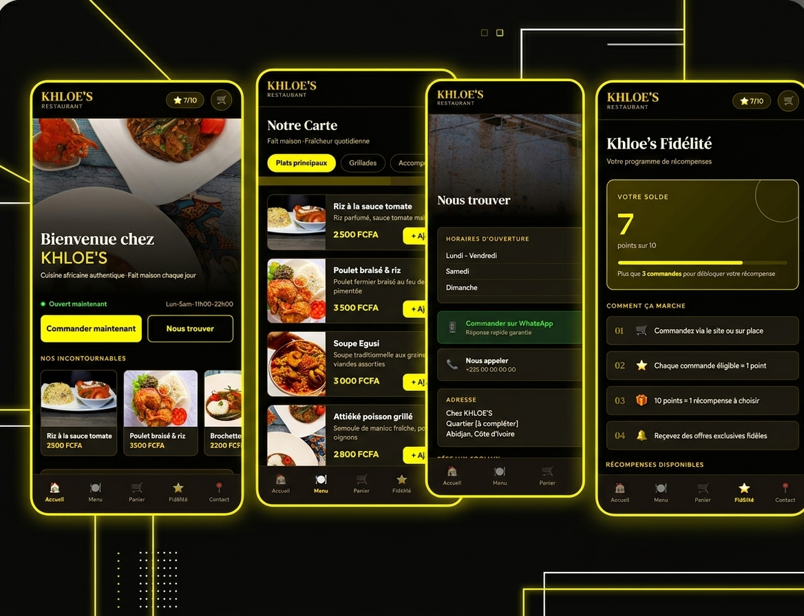application restaurant